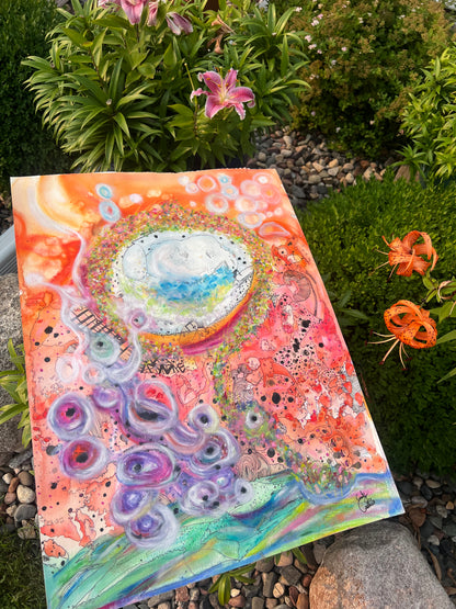 “Baby Of Light” Original Painting