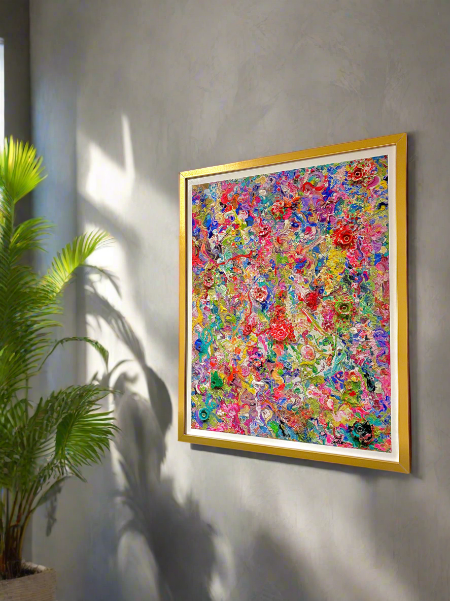 “Looking Through Glass” Limited Edition Print - Framed