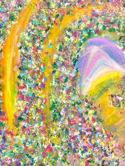 “Tucked In Bud’s” Oil Pastel Original 1/1