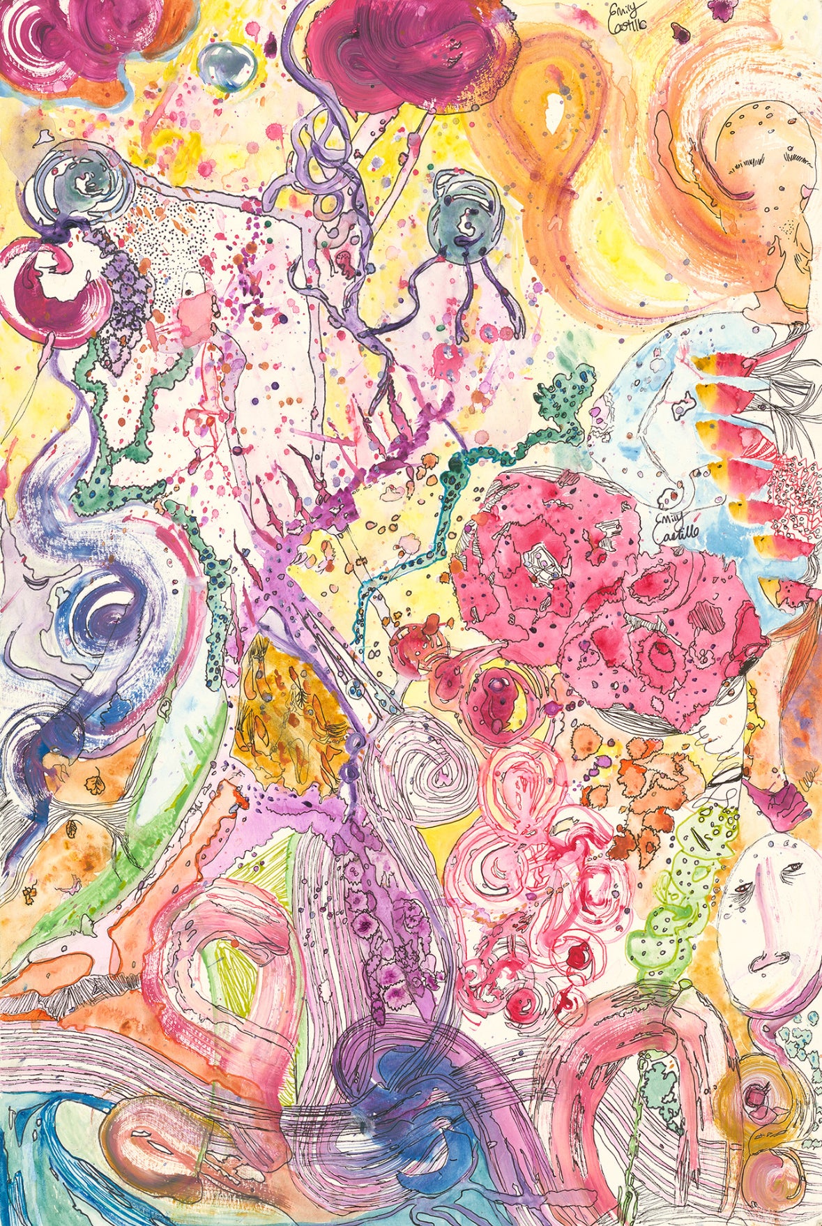 “ Who Love’s The Sun” Original Watercolor 1/1