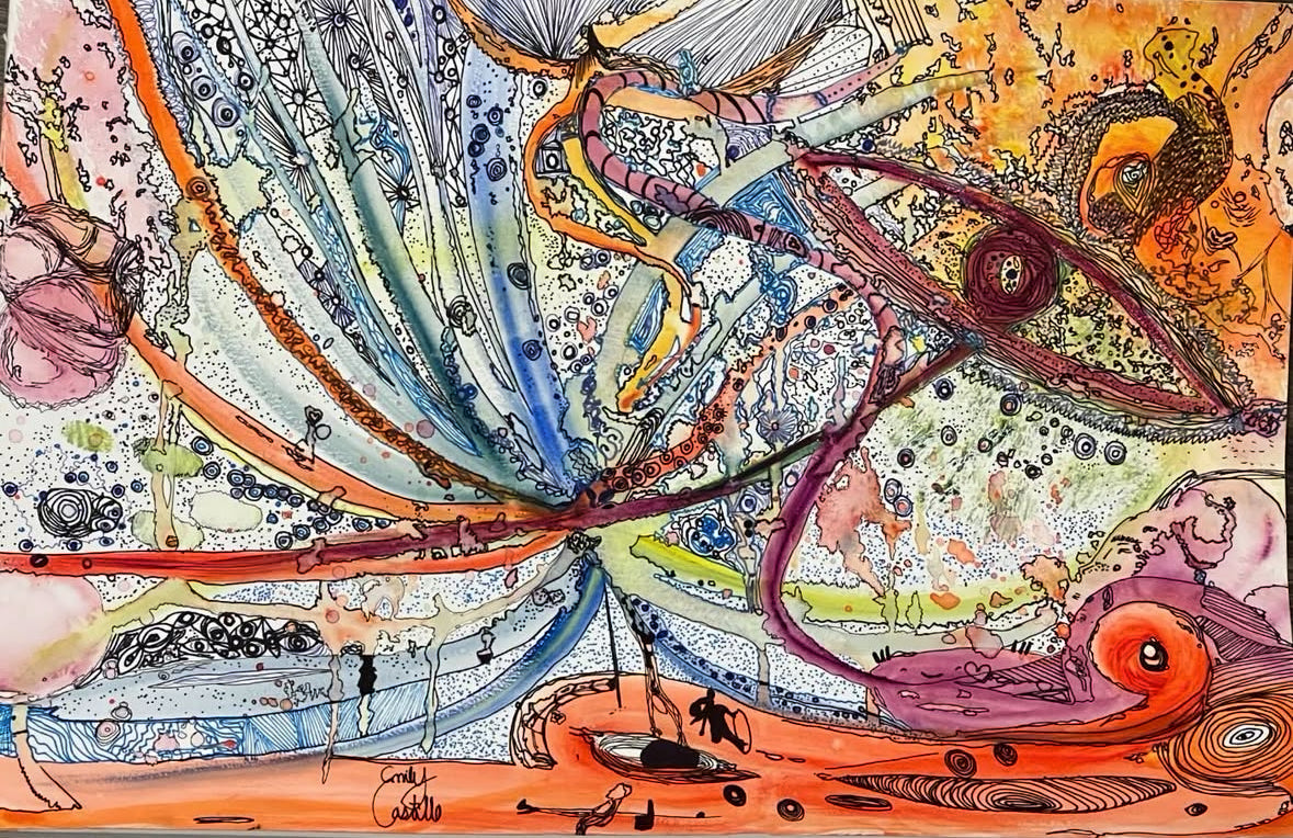 “Buzz” 1/1 Original Watercolor