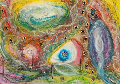 “A New Lens” Oil Pastel Original 1/1