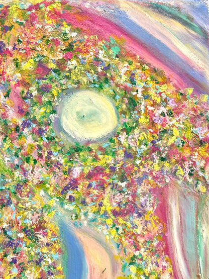 “Tucked In Bud’s” Oil Pastel Original 1/1
