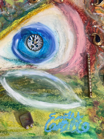“A New Lens” Oil Pastel Original 1/1
