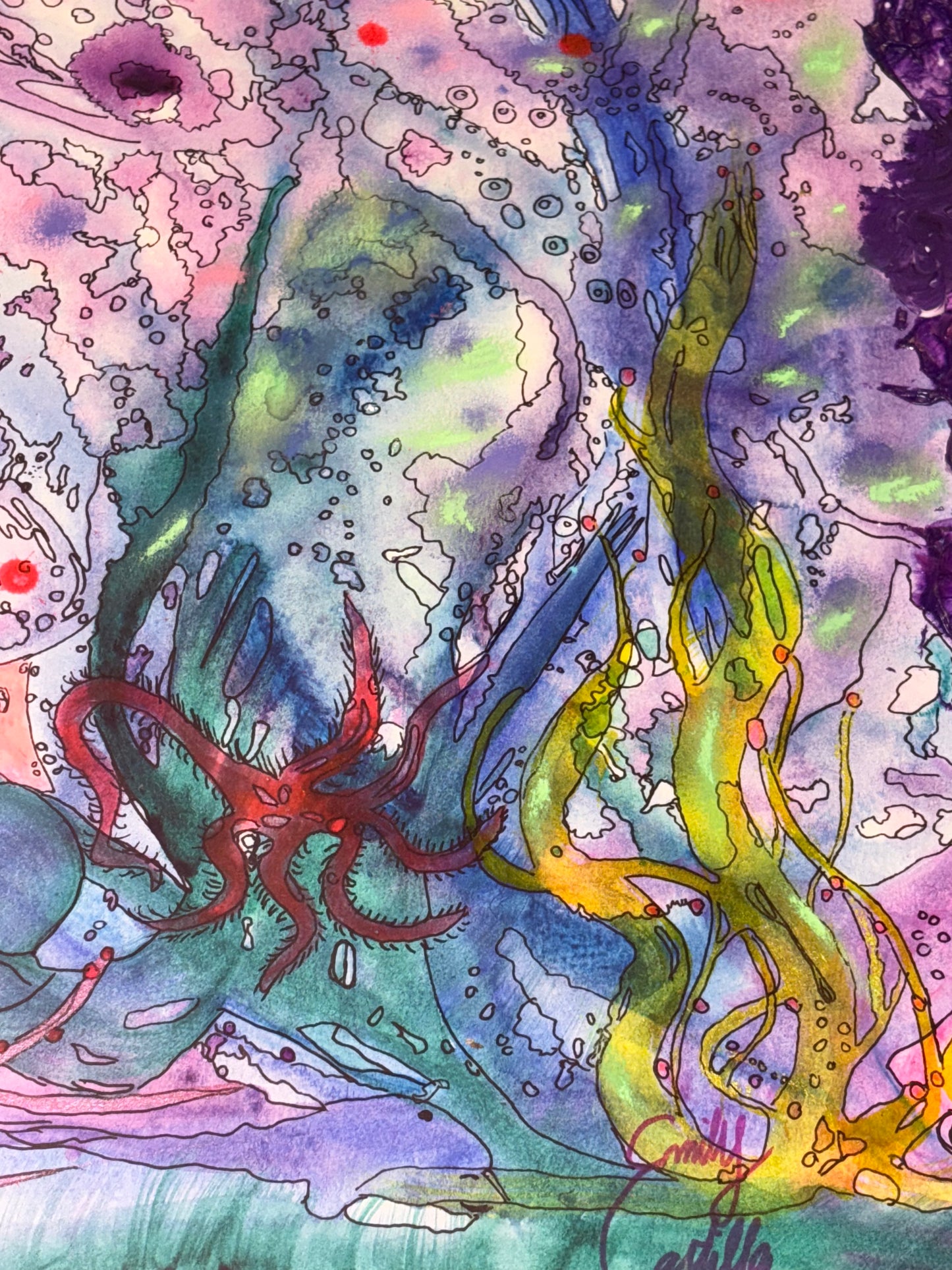“Swimming Channels” Original 1/1