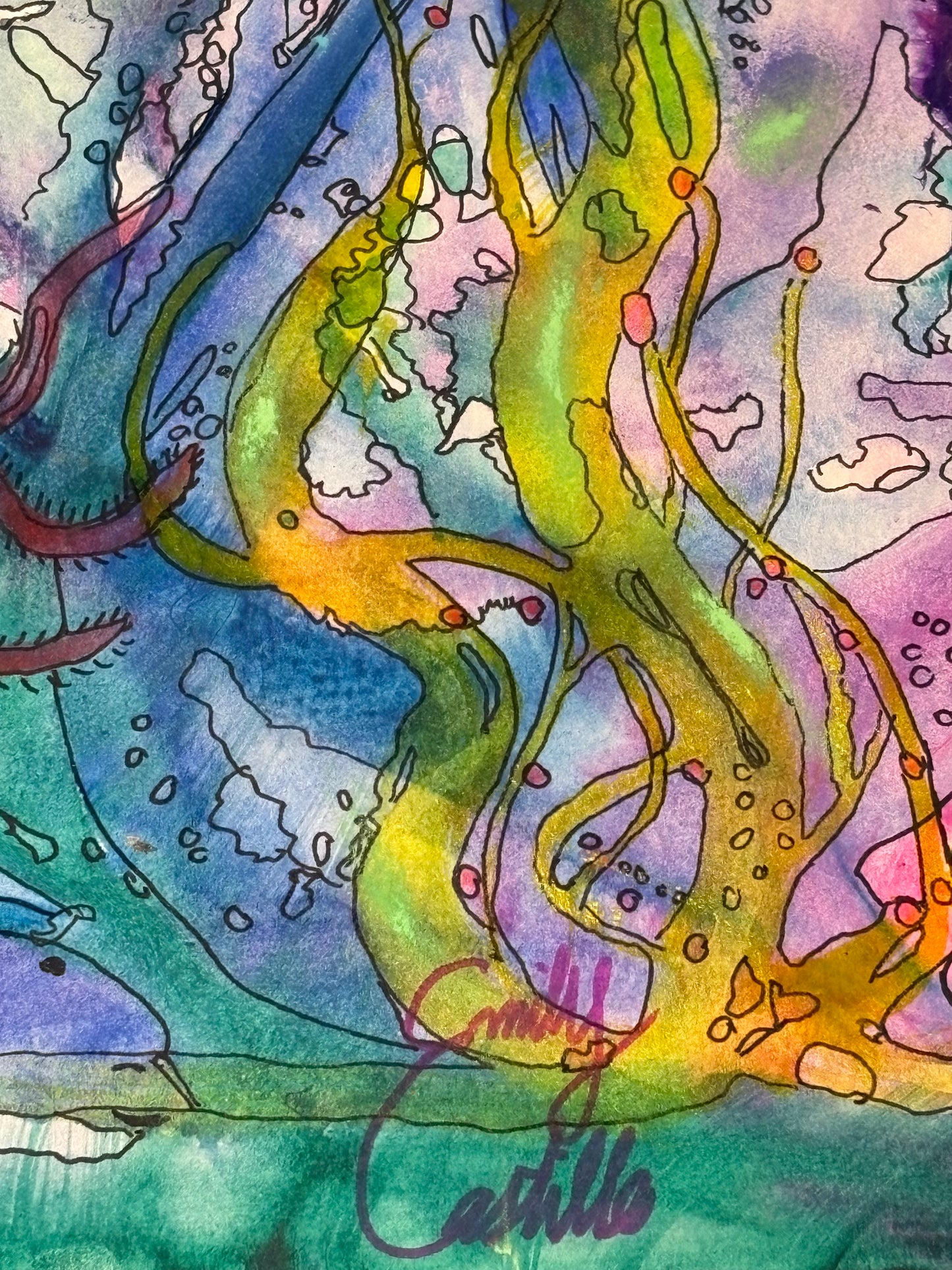 “Swimming Channels” Original 1/1