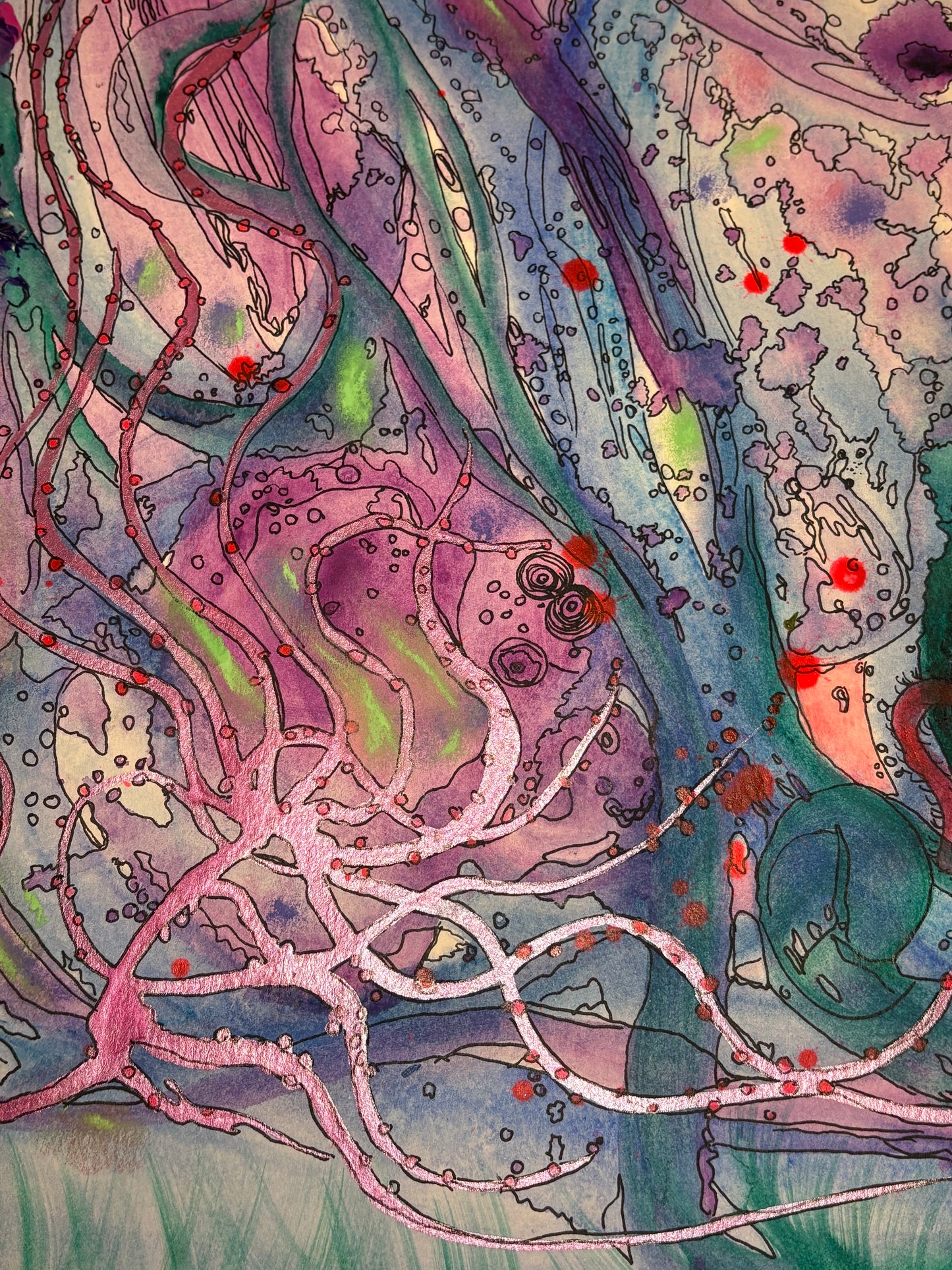 “Swimming Channels” Original 1/1