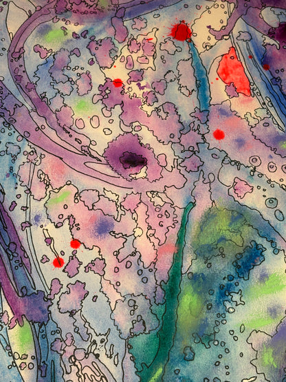 “Swimming Channels” Original 1/1